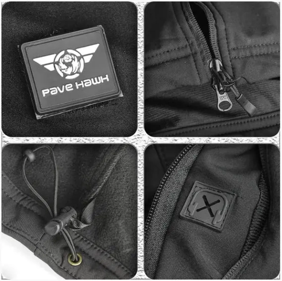 Тактична куртка Pave Hawk PLY-6 Black фото 3 — інтернет-магазин Tapok