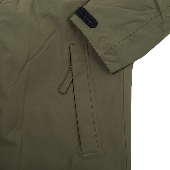 Мужская Куртка HELLY HANSEN MONO MATERIAL IN RAIN COAT Хаки фото 4 — интернет-магазин Tapok