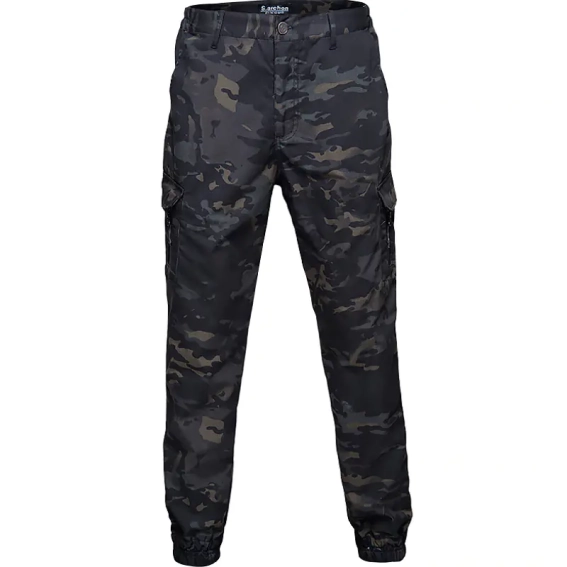 Штани тактичні .archon H9 Camouflage Black чоловічі камуфляж фото 1 — інтернет-магазин Tapok