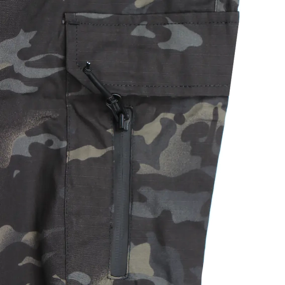 Штани тактичні .archon H9 Camouflage Black чоловічі камуфляж фото 4 — інтернет-магазин Tapok