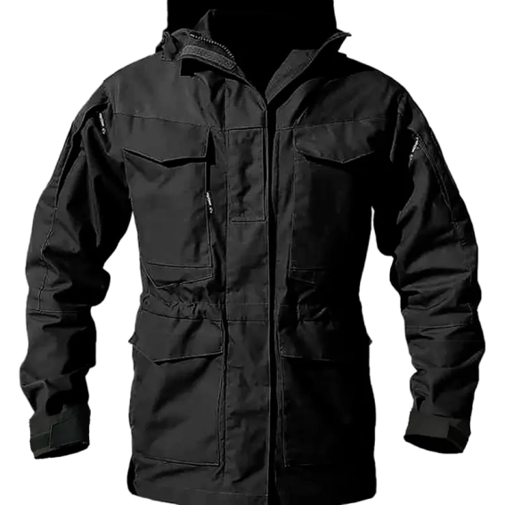 Куртка мужская S.archon M65 Black парка ветровка фото 2 — интернет-магазин Tapok