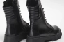 Ботинки женские кожаные 341870  Fashion Черный Фото 5