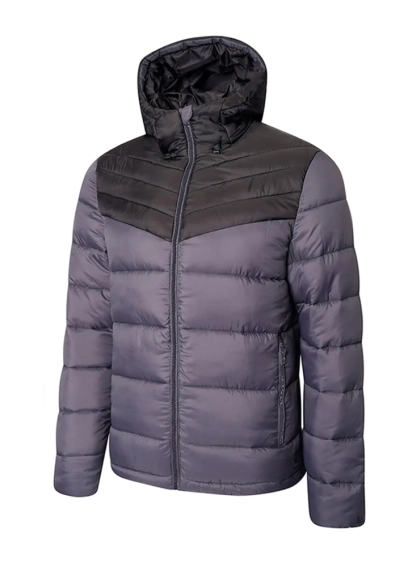 Куртка мужская зимняя Dare 2B Hot Shot Hooded Baffled Jacket Ebony Grey/Black фото 1 — интернет-магазин Tapok