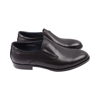 Туфли мужские Brooman черные натуральная кожа 998-24DT