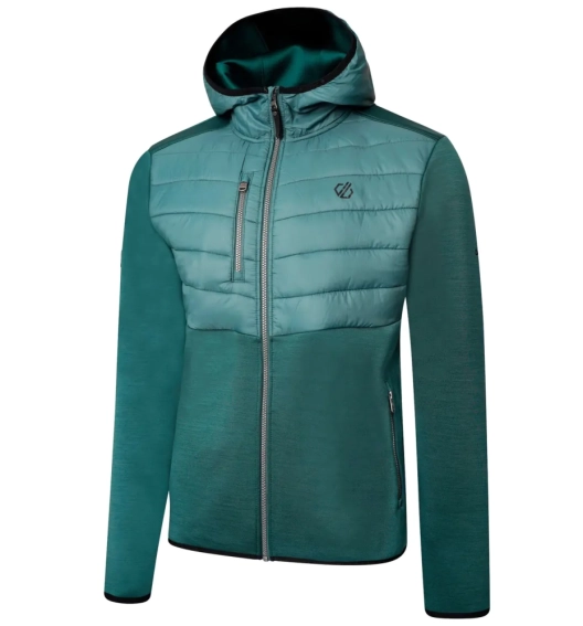 Кофта мужская Dare2b Narrative II Full Zip Sweater Green/Marl фото 1 — интернет-магазин Tapok