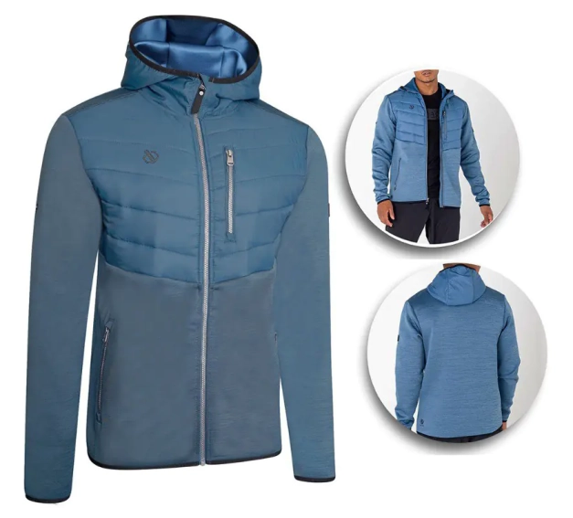 Кофта мужская Dare 2b Narrative II Full Zip Sweater Blue/Stellar фото 2 — интернет-магазин Tapok