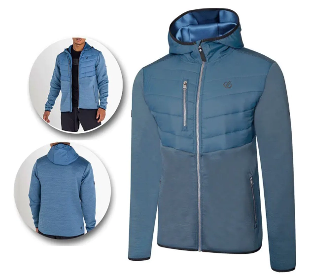 Кофта мужская Dare 2b Narrative II Full Zip Sweater Blue/Stellar фото 3 — интернет-магазин Tapok
