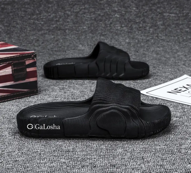 Мужские Шлепанцы QUARTZ Черный 41-42 GaLosha Весна/лето (4319) фото 3 — интернет-магазин Tapok