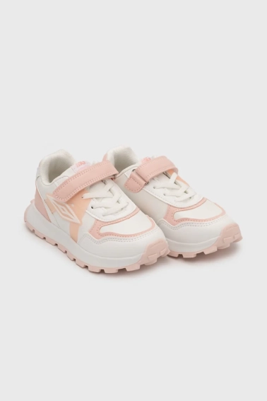 Кроссовки для девочки Y.TOP LQ225-3 Бело-розовый фото 4 — интернет-магазин Tapok