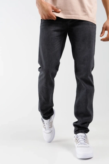 Джинси Regular fit чоловічі Ren Tomogo DM-3 Темно-сірий фото 8 — інтернет-магазин Tapok