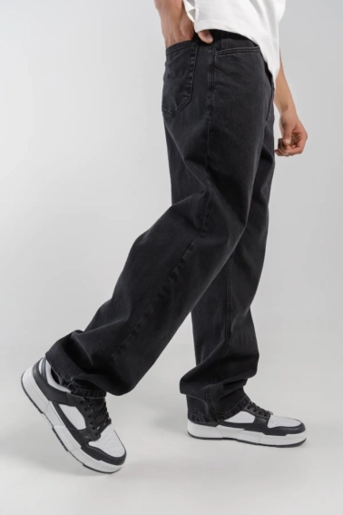 Джинсы Regular fit мужские LAWA MBC02312 Черный фото 2 — интернет-магазин Tapok