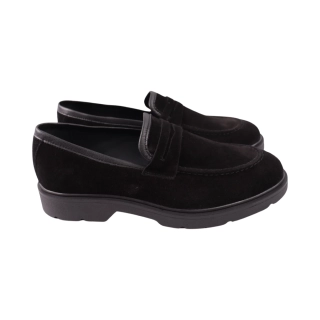 Туфлі чоловічі Vadrus чорні натуральна замша 531-24DTC