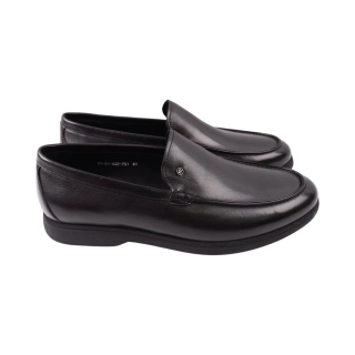 Туфли мужские Clemento черные натуральная кожа 80-24DTC
