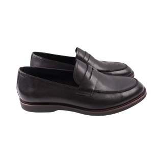 Туфли мужские Clemento черные натуральная кожа 83-24DTC