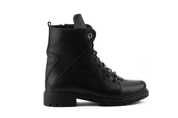 Женские ботинки кожаные зимние черные Vikont 7-2-32 фото 5 — интернет-магазин Tapok