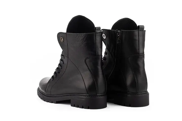 Женские ботинки кожаные зимние черные Vikont 7-2-32 фото 7 — интернет-магазин Tapok