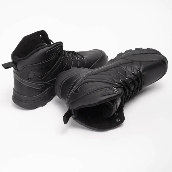 Ботинки мужские спортивные 342350  Fashion Черный фото 5 — интернет-магазин Tapok