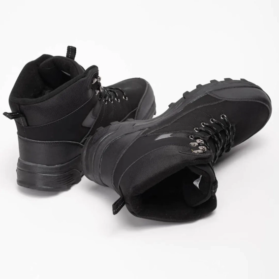 Ботинки мужские спортивные 342355  Fashion Черный фото 5 — интернет-магазин Tapok