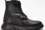Ботинки мужские кожаные 342460  Fashion Черный Фото 2