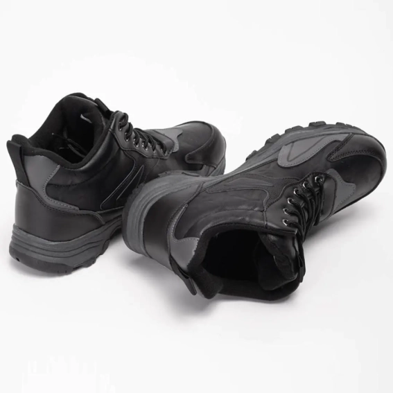 Ботинки мужские 342408  Fashion Черный фото 5 — интернет-магазин Tapok