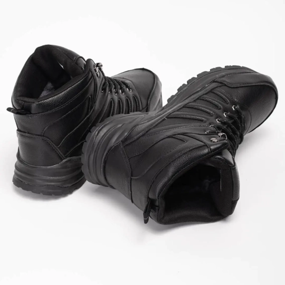 Ботинки мужские спортивные 342369  Fashion Черный фото 5 — интернет-магазин Tapok