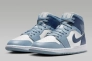 Кроссовки женские Jordan 1 Mid Shoes &#39;Diffused Blue&#39; (BQ6472-140) Фото 2