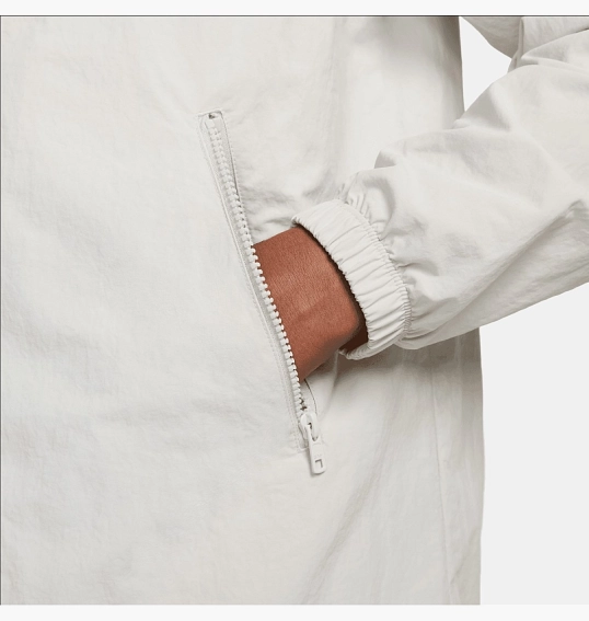 Куртка Nike Club Full-Zip Woven White FB7397-072 фото 7 — интернет-магазин Tapok