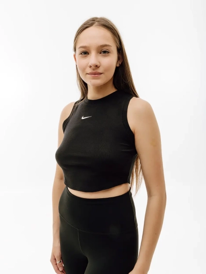 Майка Nike W ESSNTL RIB CRP TANK FB8279-010 фото 1 — інтернет-магазин Tapok