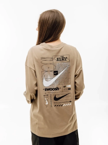Кофта Nike W LS TEE BF PRINT SW FV4971-247 фото 2 — інтернет-магазин Tapok
