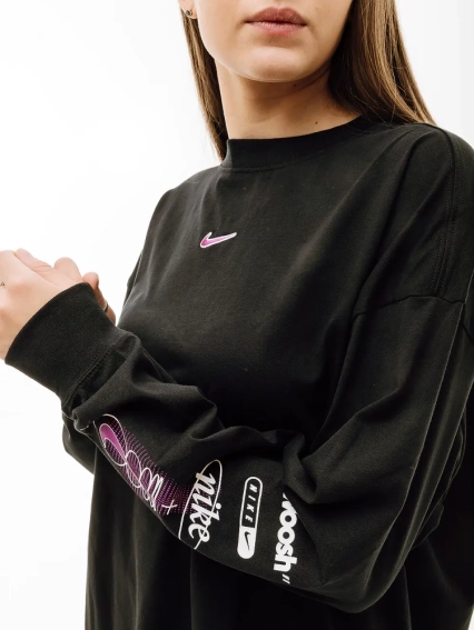 Кофта Nike W LS TEE BF PRINT SW FV4971-011 фото 3 — інтернет-магазин Tapok