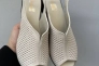 Жіночі босоніжки шкіряні літні молочні VlaMar 535 Фото 2