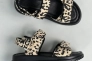 Босоніжки жіночі велюрові з леопардовим принтом на липучках Фото 10