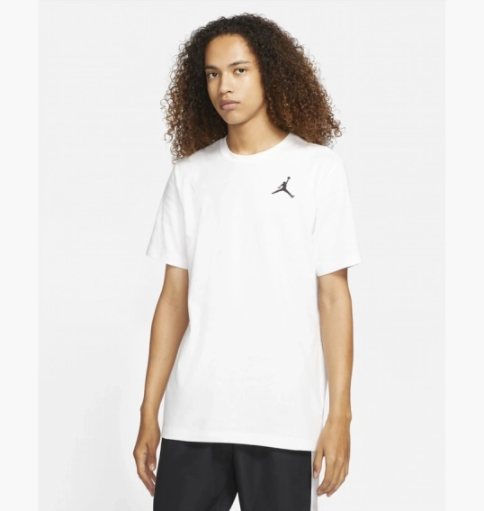 Футболка чоловіча Air Jordan M J Jumpman Emb Ss Crew White DC7485-100 фото 7 — інтернет-магазин Tapok