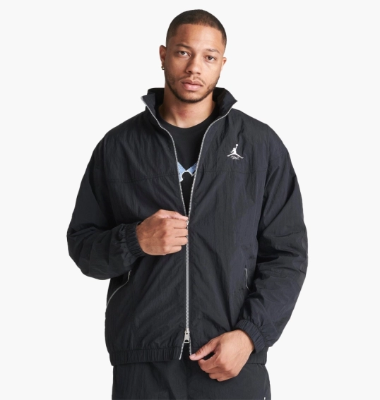 Куртка Air Jordan Essentials Warmup Full-Zip Jacket Black FB7294-010 фото 1 — интернет-магазин Tapok