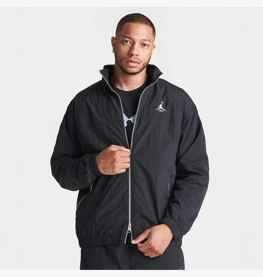 Куртка Air Jordan Essentials Warmup Full-Zip Jacket Black FB7294-010 фото 2 — интернет-магазин Tapok