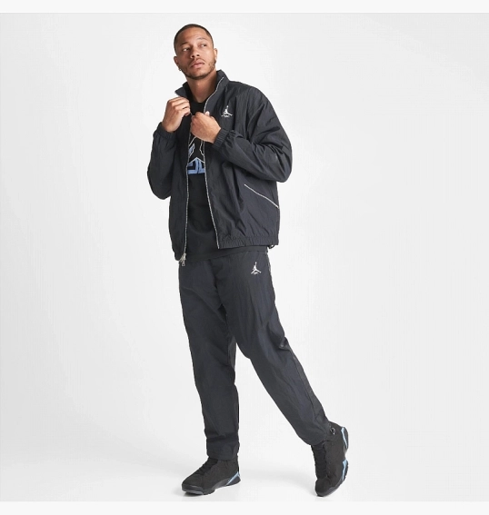 Куртка Air Jordan Essentials Warmup Full-Zip Jacket Black FB7294-010 фото 3 — интернет-магазин Tapok