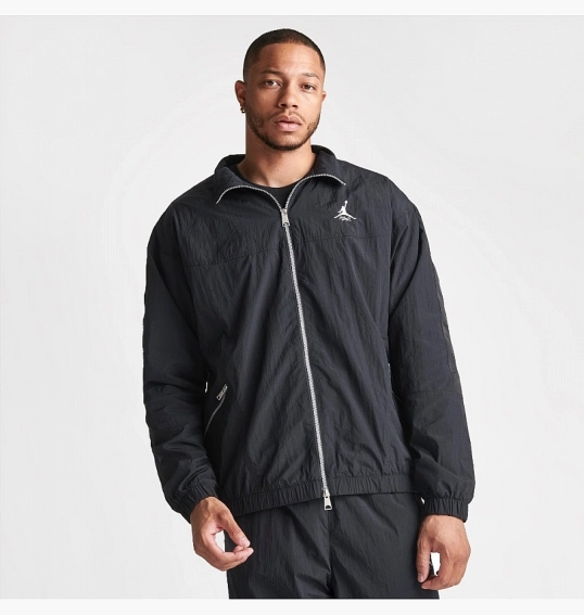 Куртка Air Jordan Essentials Warmup Full-Zip Jacket Black FB7294-010 фото 4 — интернет-магазин Tapok