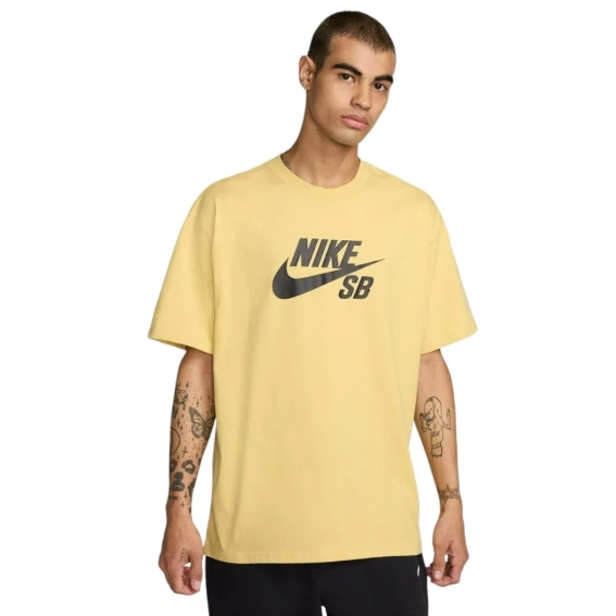 Мужская футболка с длинным рукавом NIKE M NK SB TEE LOGO HBR CV7539-700 фото 1 — интернет-магазин Tapok
