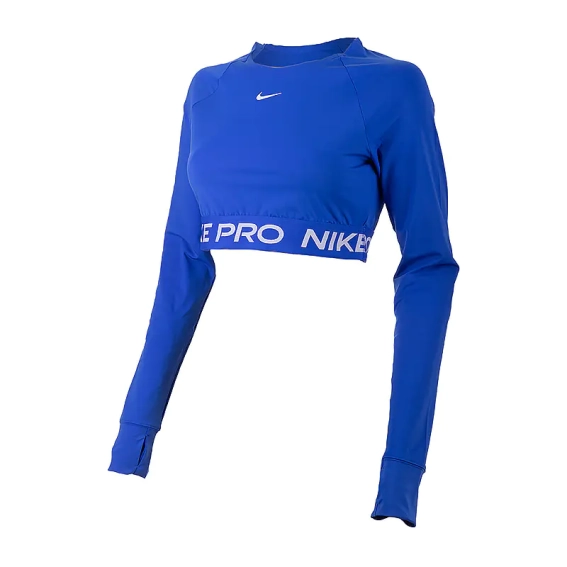 Кофта Nike PRO DF 365 CROP LS FV5484-405 фото 1 — интернет-магазин Tapok