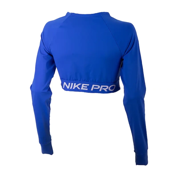 Кофта Nike PRO DF 365 CROP LS FV5484-405 фото 2 — интернет-магазин Tapok