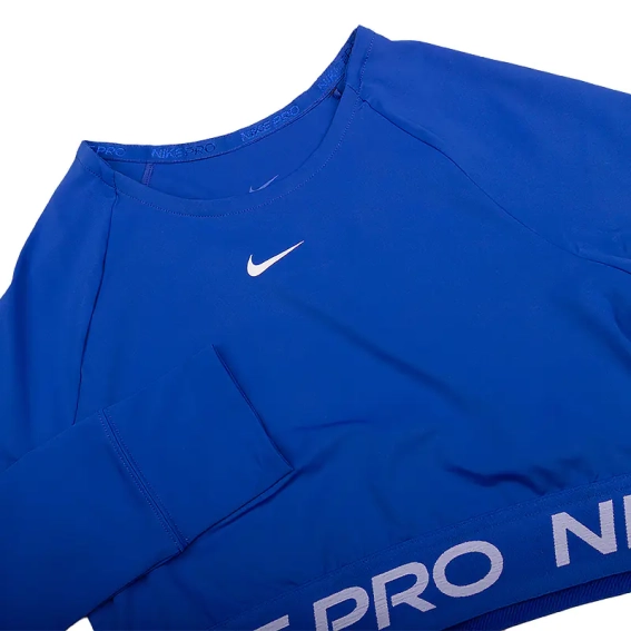 Кофта Nike PRO DF 365 CROP LS FV5484-405 фото 3 — интернет-магазин Tapok