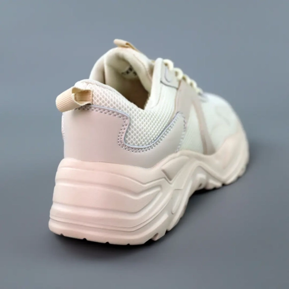 Кроссовки женские 588915 Бежевые фото 6 — интернет-магазин Tapok