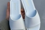 Женские шлепанцы кожаные летние белые Yuves 125 Фото 4