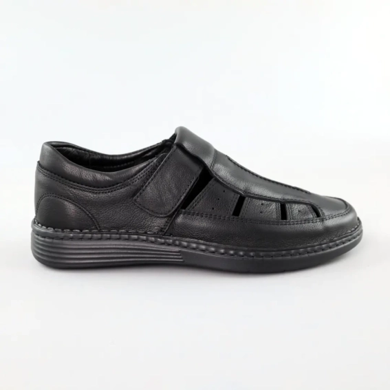 Туфли мужские кожаные 588989 Черные фото 1 — интернет-магазин Tapok