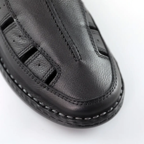 Туфли мужские кожаные 588989 Черные фото 5 — интернет-магазин Tapok