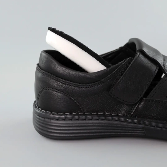 Туфли мужские кожаные 588989 Черные фото 7 — интернет-магазин Tapok