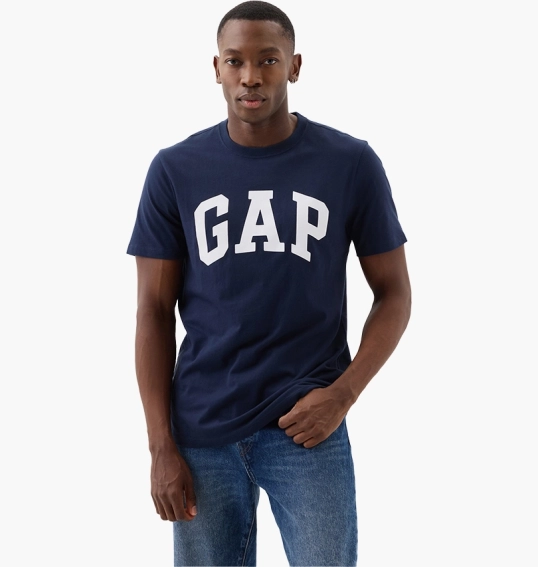 Футболка чоловіча Gap Everyday Soft Crewneck T-Shirt Blue 855769081 фото 1 — інтернет-магазин Tapok