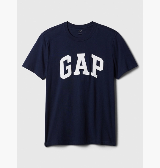 Футболка чоловіча Gap Everyday Soft Crewneck T-Shirt Blue 855769081 фото 4 — інтернет-магазин Tapok