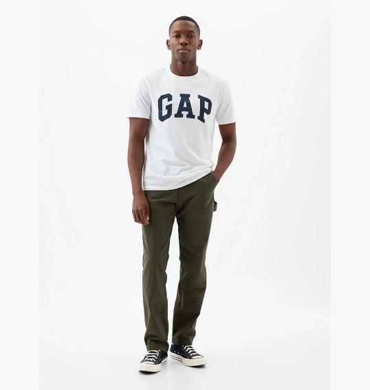 Футболка Gap Everyday Soft Crewneck T-Shirt White 855769051 фото 3 — интернет-магазин Tapok