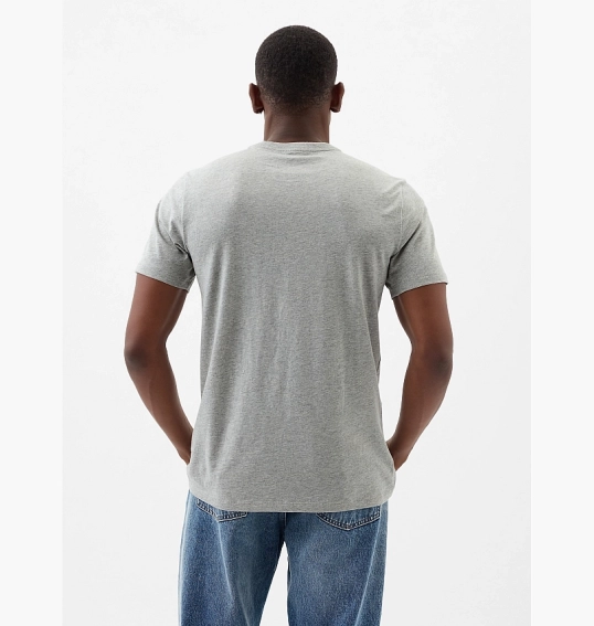 Футболка чоловіча Gap Everyday Soft Crewneck T-Shirt Grey 855769001 фото 2 — інтернет-магазин Tapok